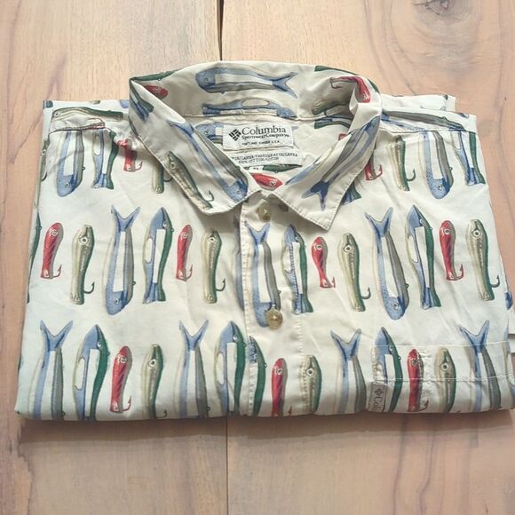 Columbia men's shirt fishing lures XL - Picture 6 of 6